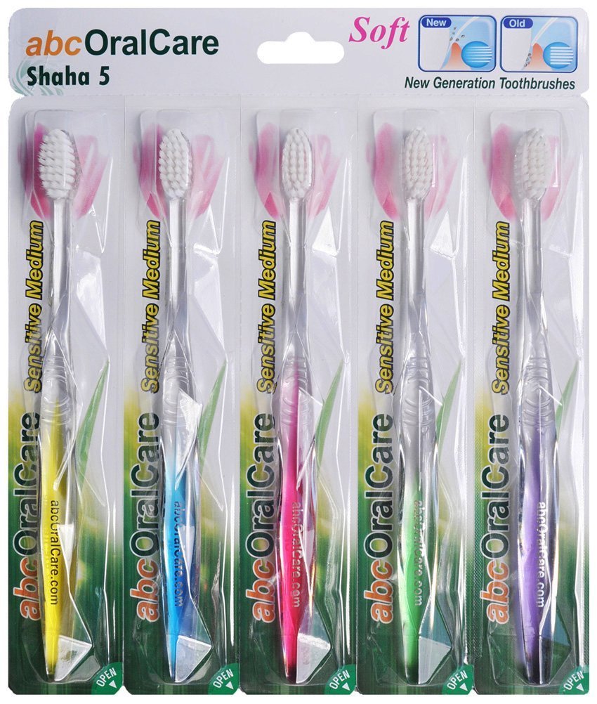 Greenshift Grid Homepage 18 Shaha 5 toothbrush, Non Nylon, Tapered, Soft and Ultra fine bristles