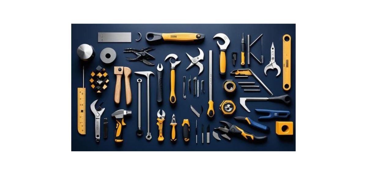 Types of Spanner 1 a group of tools on a blue background