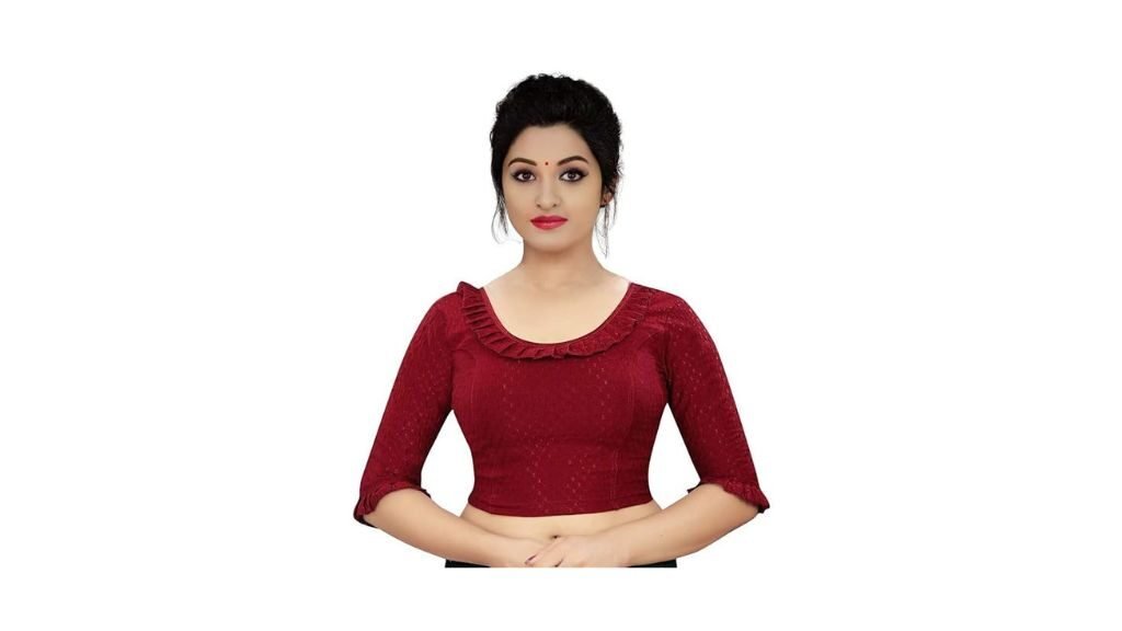 15 Different Types of Blouse Designs With Name 7 Closed Neck Blouse Designs
