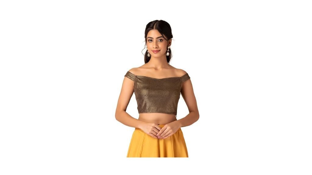 15 Different Types of Blouse Designs With Name 14 Off-Shoulder Blouse Design