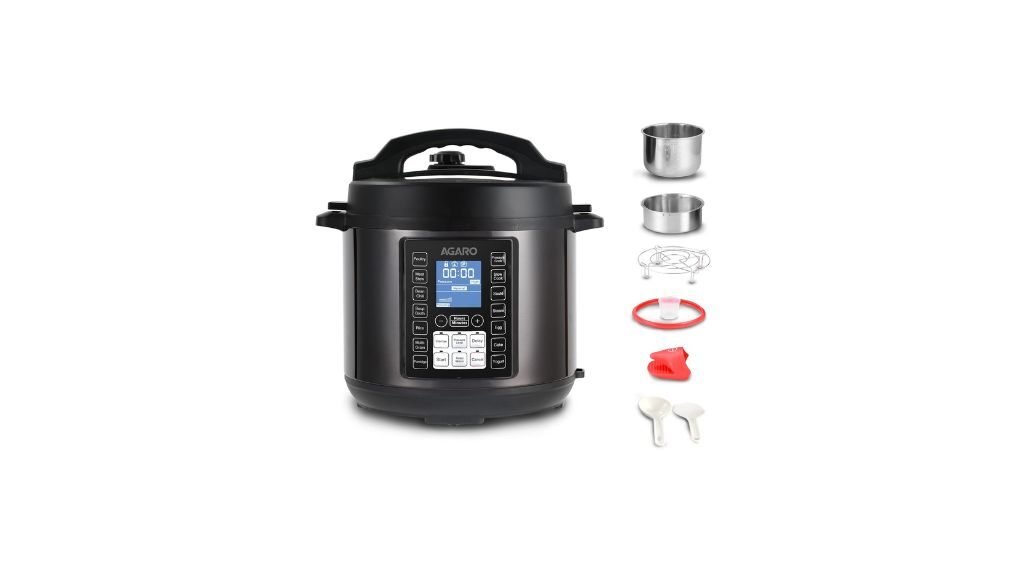 AGARO Imperial 6L 14-Preset Electric Pressure Cooker