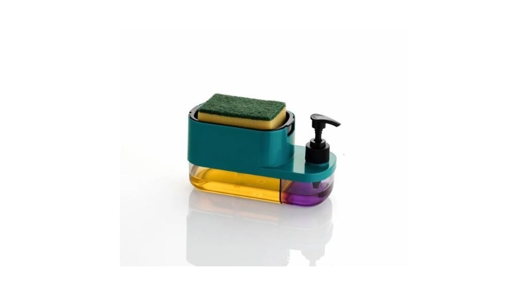 Dish Scrubber with Soap Dispenser